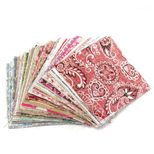 

100pcs soft sewing square floral cotton fabric patchwork cloth diy craft quilt fabric 10*10cm for quilting cushions dress mayitr1, Black;white
