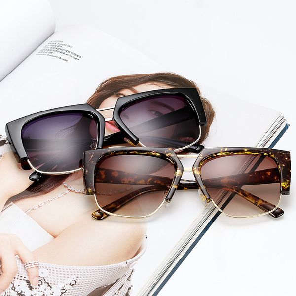 

5698 new star net red same sunglasses korean fashion men's and women's glasses designer jjkd, White;black