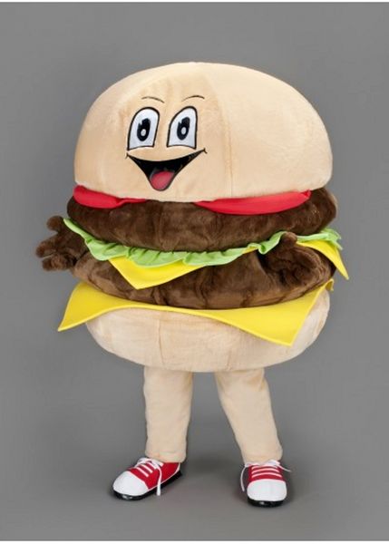 Pão Hamburger Alimentos Mascote Tema Pelúcia Sandwich Mascot Traje Para Publicidade Direto Frete Grátis Suporte Personalização