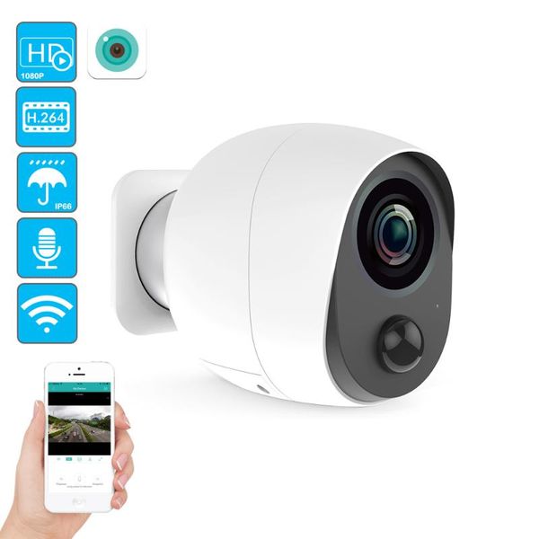 

100% wire-battery ip camera 1080p outdoor wireless weatherproof security wifi camera cctv surveillance smart alarm