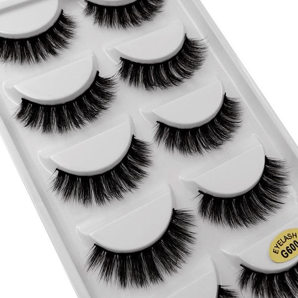 

5pairs / 1 бокс толстые ресницы макияж норка ресницы поддельные lash ресницы профессиональные норковые ресницы макияж глаз lashes jlloho
