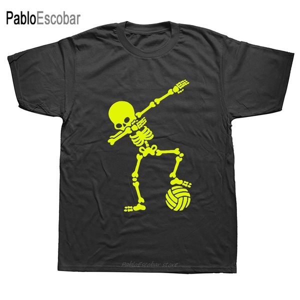

dab dabbing skeleton volleyball man streeetwear casual cotton summer short sleeve funny men clothing hoodie designers t shirts sweatshirt
