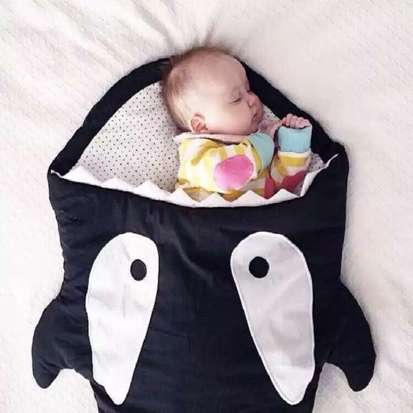 

ly-9 cute infant creative gifts baby sleeping bag shark sleeping bag cartoon anti-kick is autumn and winter baby out of hugs 201006