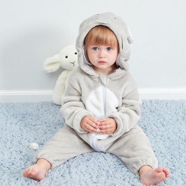 

pajamas 0-2 years infant baby romper boys girls born clothing hooded toddler clothes costumes1, Blue;red