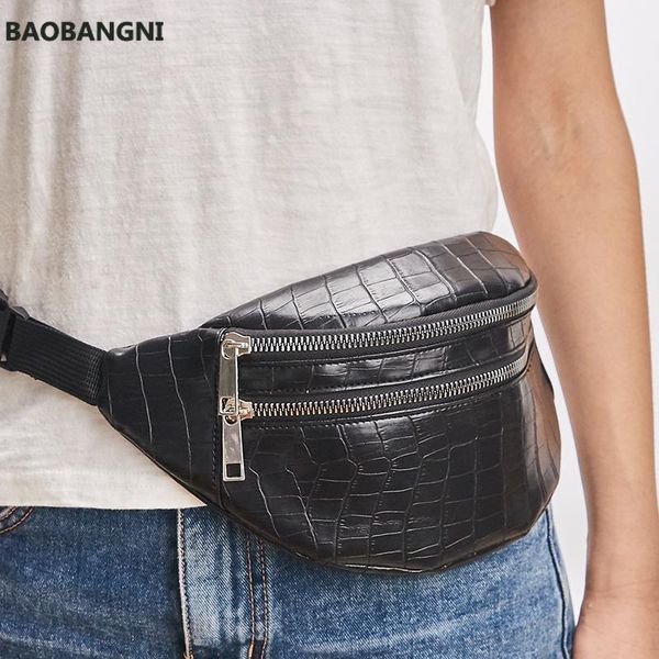 

belt bag waist packs for women designer bag crocodile women pu leather fanny pack message