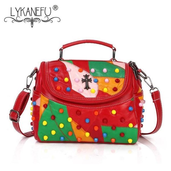 

lykanefu soft genuine leather bag for women messenger bags small sheepskin tote handbag ladies cross body bags bolsa feminina