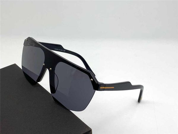

0797 sunglasses men rectangle half frame anti-uv lenses plates to create temples popular summer style sunglasses quality with watch case, White;black