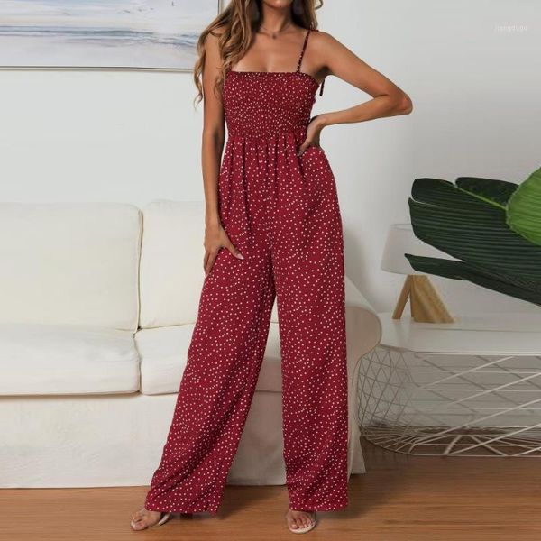 

women jumpsuit ladies summer casual fashion romper spaghetti strap stylish1, Black;white