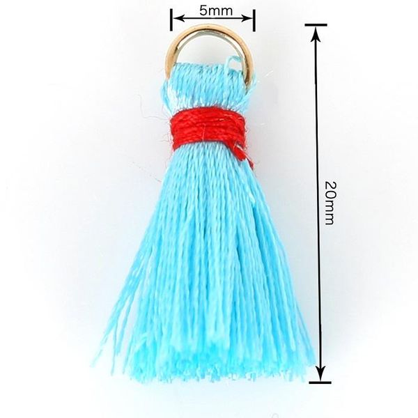 

20pcs colorful decorative silk tassel lace trim cotton fabric ribbon fringe drop handmade sewing curtains clothes accessories h jllzps