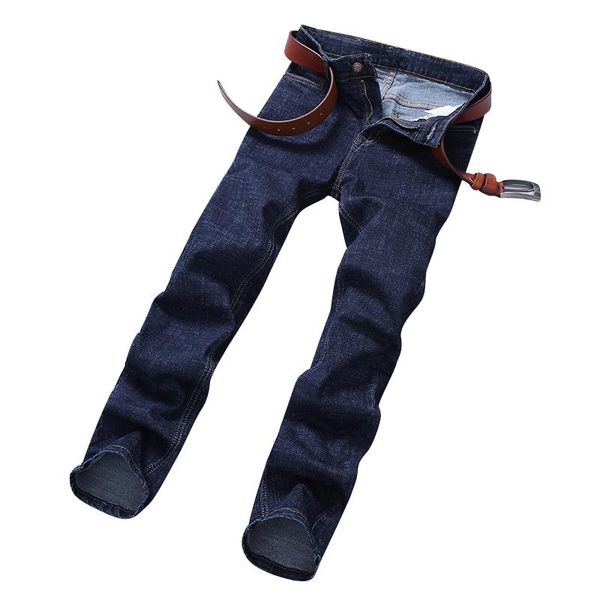 

men's jeans summer lightweight high slim casual youthful vitality fashion full length men blue