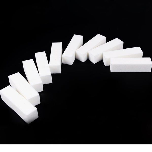 

1/2/10pcs durable sponge nail file white sanding buffer block acrylic block polish pedicure manicure nail qylgjk