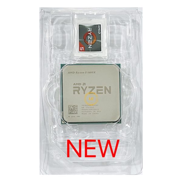 

ryzen processor 5 1600x3.6ghz, 6-core 12 wire device, 95w l3 = 16m, yd160xbcm6iae slot am4, new cpu processors wholesale check before shipme