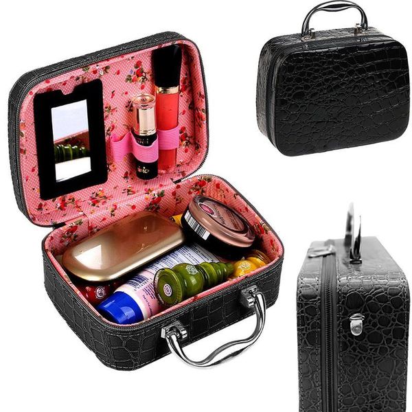 

pro makeup storage bag case jewelry box cosmetic organizer pu leather organizer women cosmetic cases for outdoo jlliwv