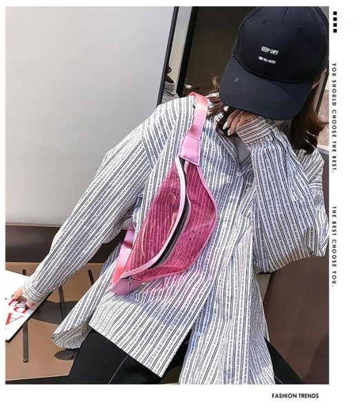 

waist bags 2021 ladies chest bag casual simple solid color fashion diagonal shoulder women's1