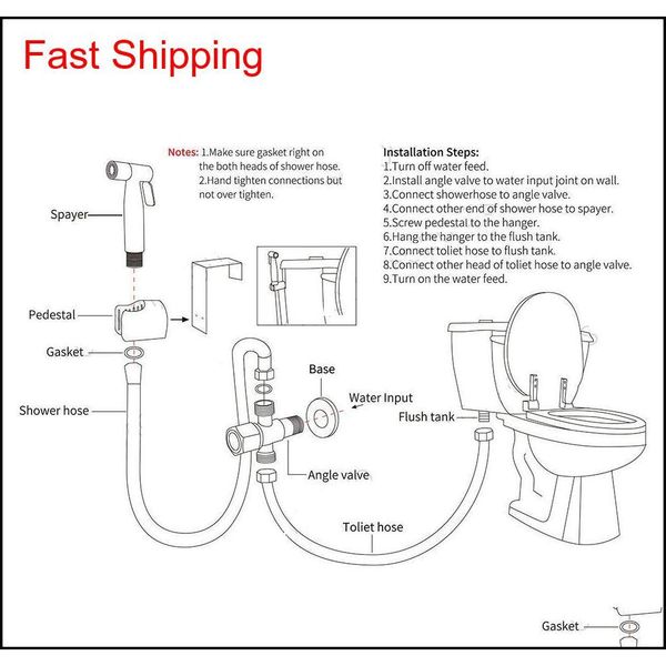 

toilet handheld shattaf bidet sprayer stainless steel shower heads set shower faucet accessories muslim sho qylhgl new_dhbest