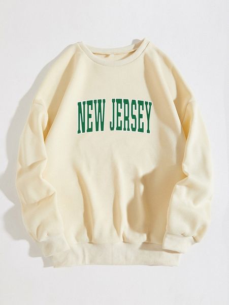 

letter graphic thermal pullover q3nv#, White;black