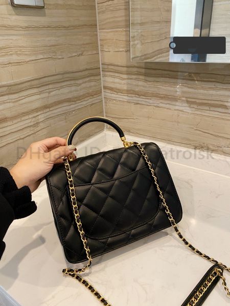 

2021 cc luxury designer lady fashion crossbody bag handbags diamond lattice totes channel women large chains shoulder bags