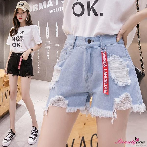 

v-hanver short jeans women white elastic high waisted denim shorts jeans feminino summer black women's denim shorts for women, White;black