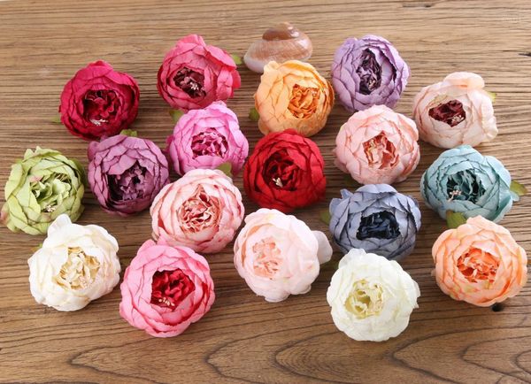 

model european style peony head wedding arch flower wall flower arrangement accessories bud core peony multi-color select1