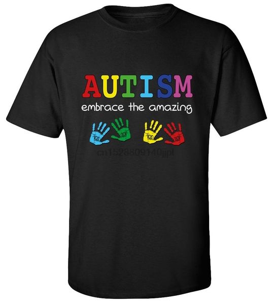 

2019 100% cotton embrace the amazing autism t-shirt mu714 tee 100% cotton tee shirt sport hooded sweatshirt hoodie