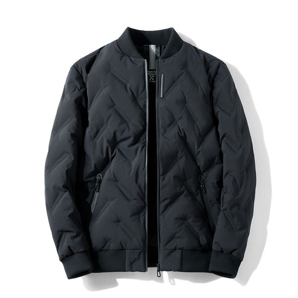 

2021 the new new light winter coat down male medium length 09pv, Black