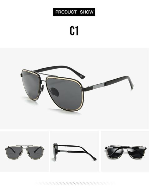 

dpz 2020 man sunglasses men's sunglasses lunettes new classic aviation blue lens luxury gradient ocean mirror vaswb, White;black