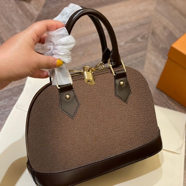 

Designer Bags Women Handbags Classic High Quality Crossbody Shell Bag Fashion Original Single Handbag 25cm Size, Black