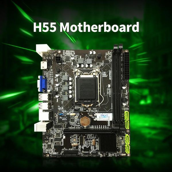 

jingsha h55 motherboard m-atx ddr3 lga 1156 cpu mainboard core 760