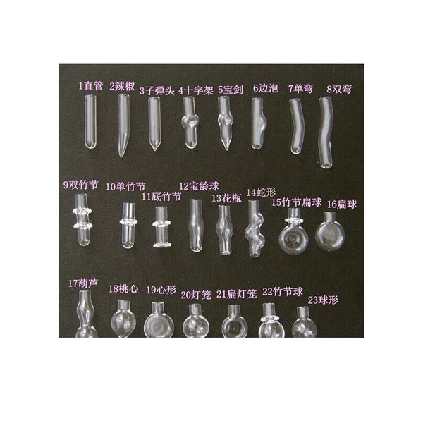 

10pcs 5mm glue cap glass vial pendant locket charms mini wishing glass bottles with tassel cap name on rice art jewelr sqcawi, Black