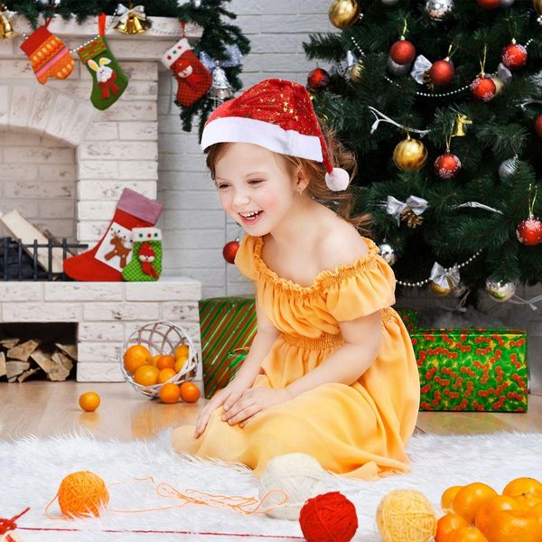 

2020 christmas star printed hat santa caps festival hat costume party star printed hat xmas costume props party acessories bbyzwq