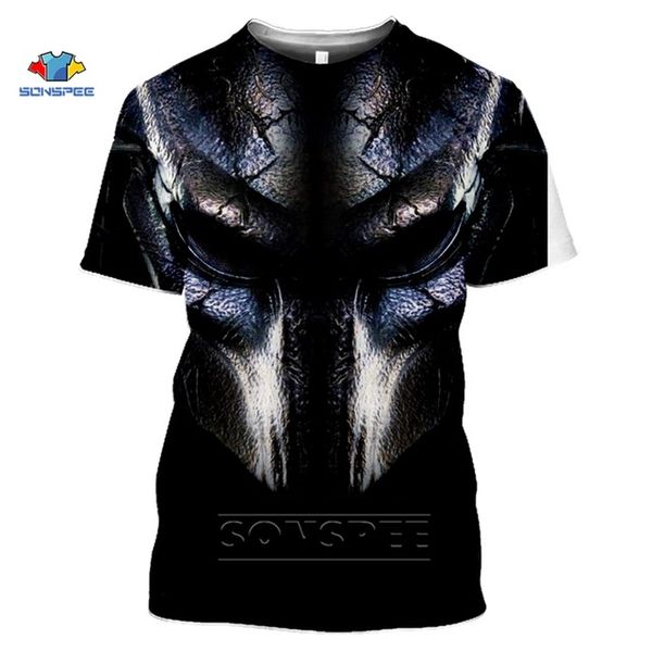 

the predator movie pullover 3d print shirts oversized hippie horror men clothing