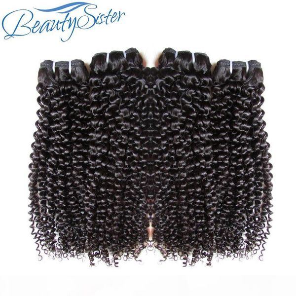

unprocessed virgin human hair for black women brazilian kinky curly virgin human hair weave 4 bundle 400g lot for full head natural color