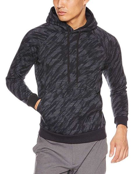 

casual camouflage sports sweater men's hooded pullover, Gray