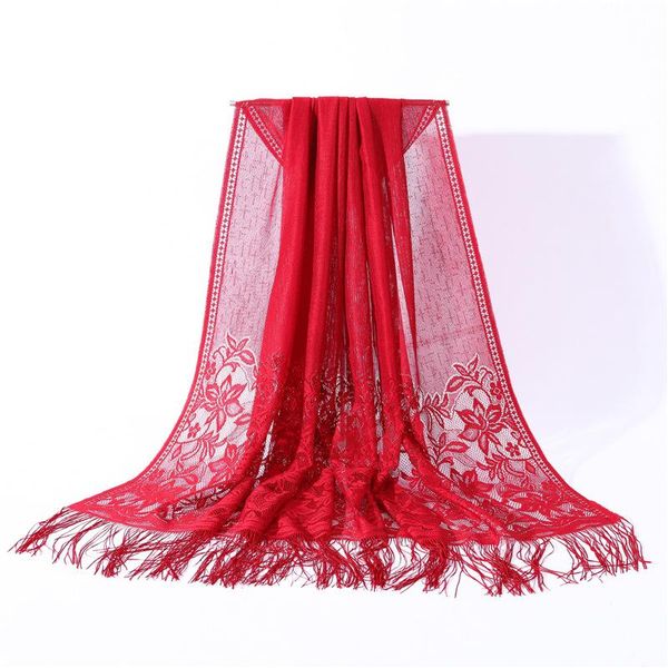 

2020 fashion women scarf hollowing soft long size pashmina ladies shawls and wraps bandana hijiabs scarves jlltyh carshop2006, Blue;gray