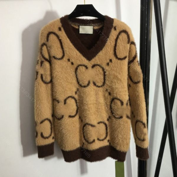 

fashion wool knit sweater hoodies cciggu brand womens v-neck plush pullover long sleeve casual hoodie shirt sweaters logo women clothes desi, White;black