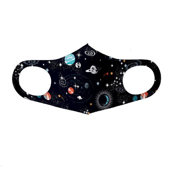 

factoryfactoydesigner kids face explosive starry sky ice silk mask sponge washable breathable children's cool cloth dust 3 n32r7