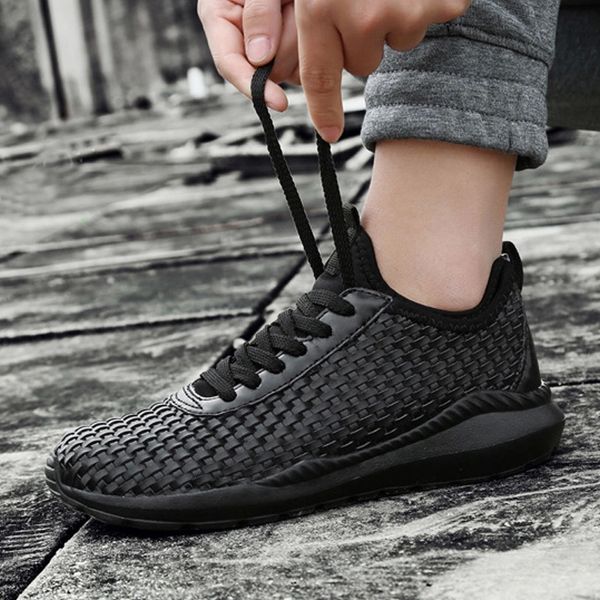

2019 spring sneakers women shoes breathable women flats soft comfortable casual shoes black white a739 #ct5f