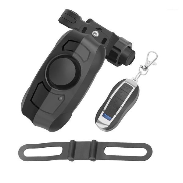

smart home sensor usb charging wireless remote control vibration alarm bicycle horn electric car anti-theft alarm1