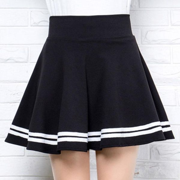 

winter and summer style brand women skirt elastic faldas ladies midi skirts girl mini short skirts saia feminina apparel1, Black
