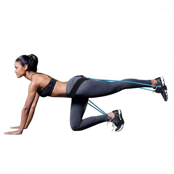 

resistance bands yoga band stretch woman pedal gym exercise rope leg fitness #yl51