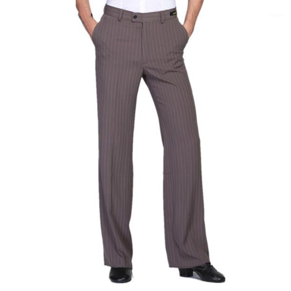 

2019 new men latin dance pants linen stripe 2 styles pocket latin/cha cha/rumba/samba ballroom professional dance trousers1, Black;red