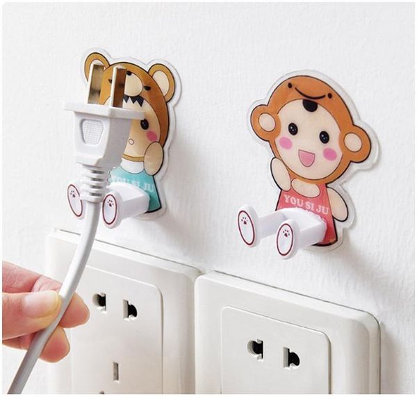 

power plug wall hook socket holder wall adhesive hanger socket storage po jllgql
