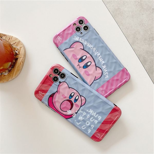 

cute cartoon pig stereo goya grain anti-knock case for iphone 11 pro 7 8 plus se 2020 x xr xs max soft imd phone cover