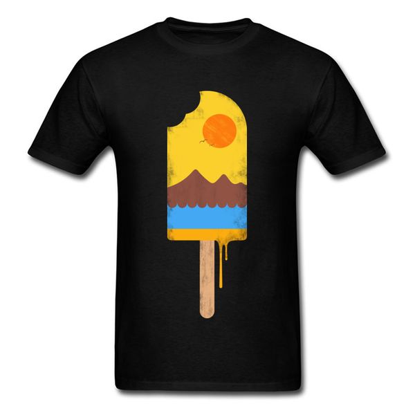 

summer natural ice cream short sleeve shirts father day pure men t shirt street shirt prevailing sport hooded sweatshirt hoodie