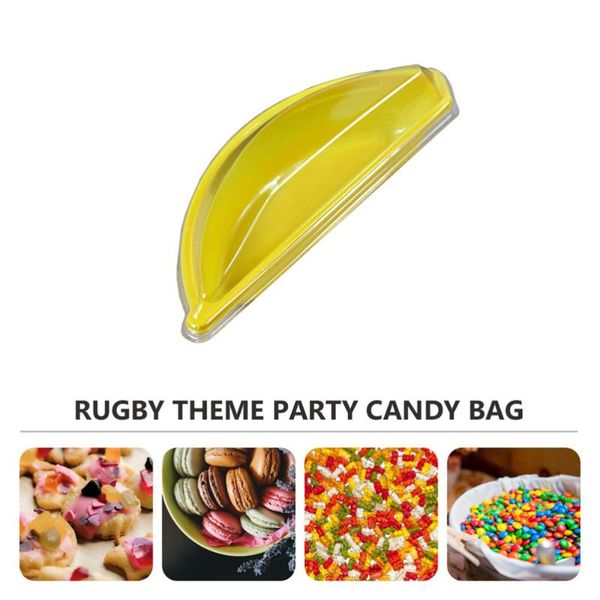 

gift wrap 20pcs cake cases banana shape candy boxes clear lid