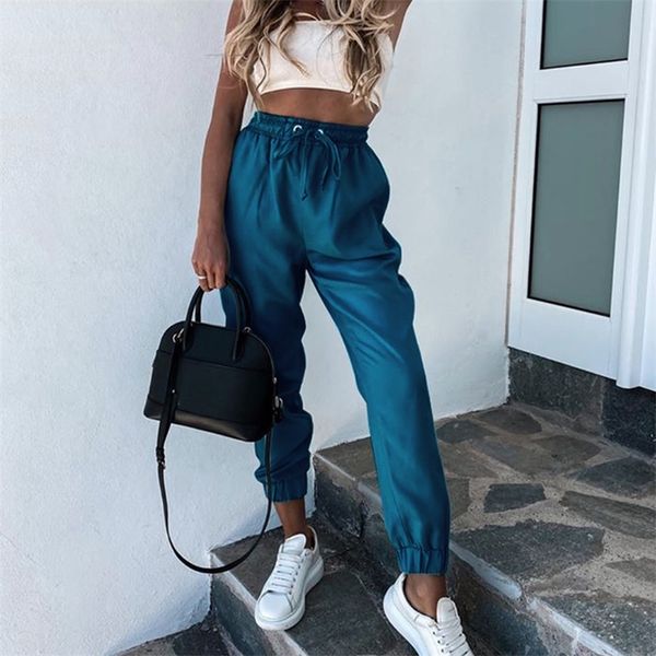 

harajuku joggers wide leg sweatpants women trousers plus size high waist pants streetwear korean casual pant femme fall#3 201111, Black;white