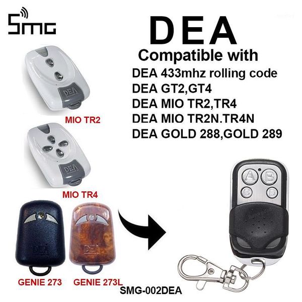 

dea gt2 gt4 dea mio tr2 tr4 433mhz remote control remote garage door control rolling code 433.92mhz1