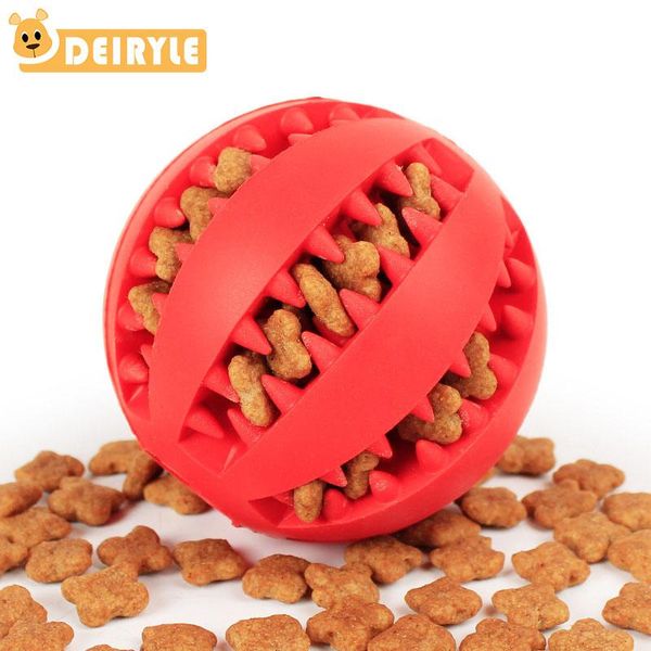 

dog toys & chews mint flavor soft rubber chew ball gear design put toy pet treats for small medium large dogs 5cm 7cm