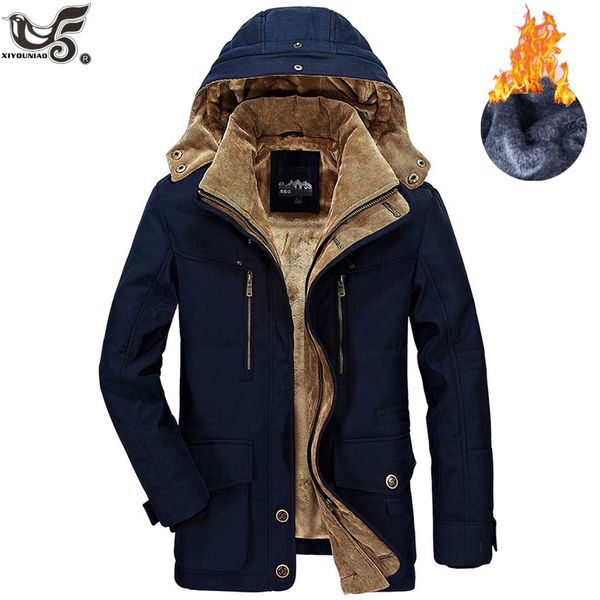 

brand winter jaet men size 5xl 6xl warm thi windbreaker fleece cotton-padded parkas military overcoat clothing, Black;brown
