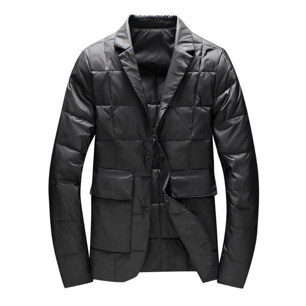 

2020 japanese and korean new style japanese and korean 90% white duck jacket men men1, Black